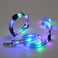 LED hondenriem en halsband combi set - By Lilo - close-up