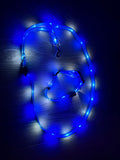 LED hondenriem en halsband combi set - By Lilo - bovenaanzicht