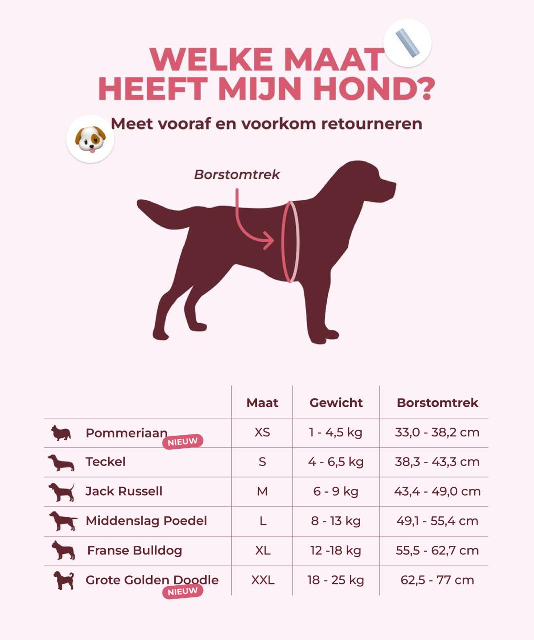 Maattabel By lilo instapharnas